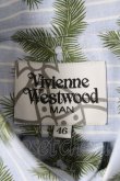 画像4: ヴィヴィアンウエストウッド MAN 中古 / パームツリーガラシャツ 46 ブルー/グリーン  Y-26-05-03-044-bl-SZ-ZY (4)