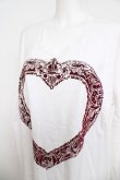 画像3: ヴィヴィアンウエストウッド 中古 / 額縁ハートTシャツ 2 白×赤  Y-26-05-03-049-ts-SZ-ZY (3)