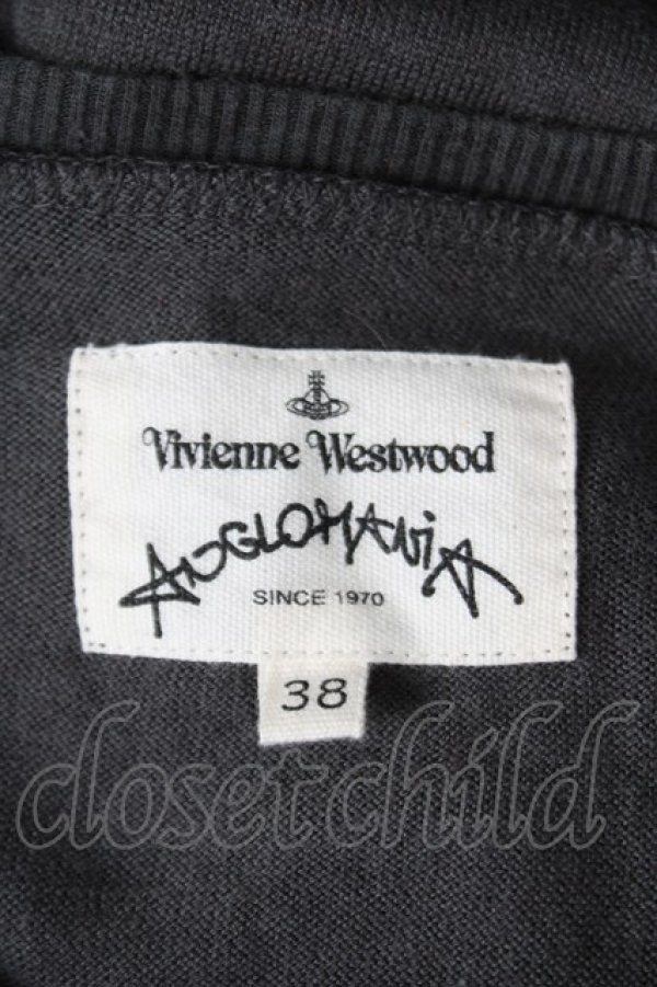 画像5: ANGLOMANIA 中古 / 短剣ZIP付キニット 38 グレー  Y-26-05-03-051-to-SZ-ZY (5)