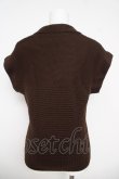 画像2: ヴィヴィアンウエストウッド 中古 / ORB刺繍襟付キニット 2 ブラウン  Y-26-05-03-053-ts-AS-ZY (2)