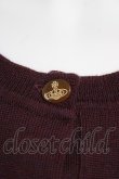 画像3: ヴィヴィアンウエストウッド 中古 / /カラーオーブ刺繍ロングカーディガン L ワイン  Y-26-05-03-054-to-AS-ZY (3)