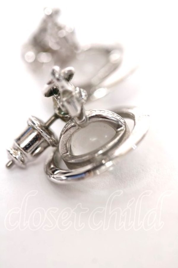 画像2: ヴィヴィアンウエストウッド 中古 / new tiny orb pierce  シルバー  Y-26-05-03-006-ac-SZ-ZY (2)