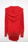 画像2: ヴィヴィアンウエストウッド 中古 / フードカーディガン 2 レッド  Y-26-05-03-056-to-SZ-ZY (2)