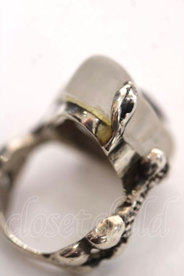 画像4: ヴィヴィアンウエストウッド 中古 / rock skull ring XS シルバー  Y-26-05-03-008-ac-OD-ZY (4)