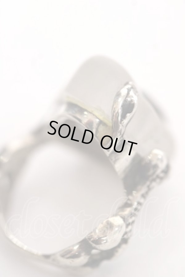画像4: ヴィヴィアンウエストウッド 中古 / rock skull ring XS シルバー  Y-26-05-03-008-ac-OD-ZY (4)