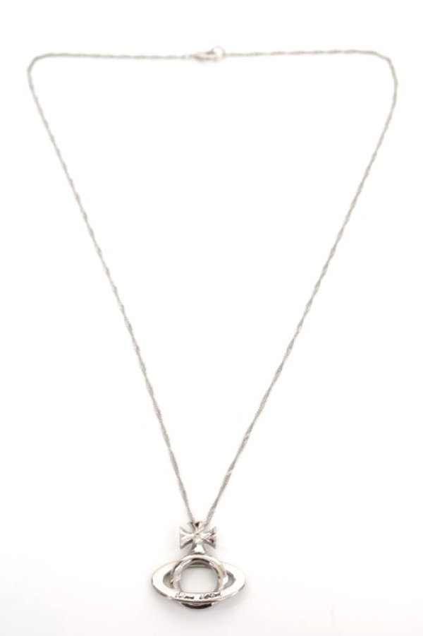 画像3: ヴィヴィアンウエストウッド 中古 / glass chain neckless  シルバー  Y-26-05-03-009-nl-SZ-ZY (3)