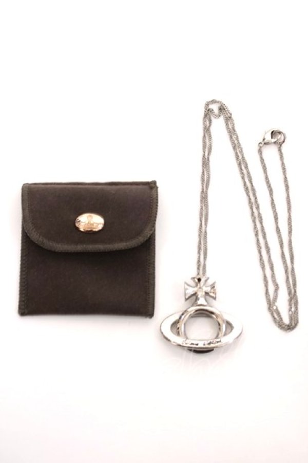画像4: ヴィヴィアンウエストウッド 中古 / glass chain neckless  シルバー  Y-26-05-03-009-nl-SZ-ZY (4)