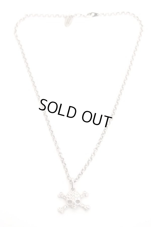 画像5: ヴィヴィアンウエストウッド 中古 / diamante skull neckless  シルバー  Y-26-05-03-011-ac-SZ-ZY (5)
