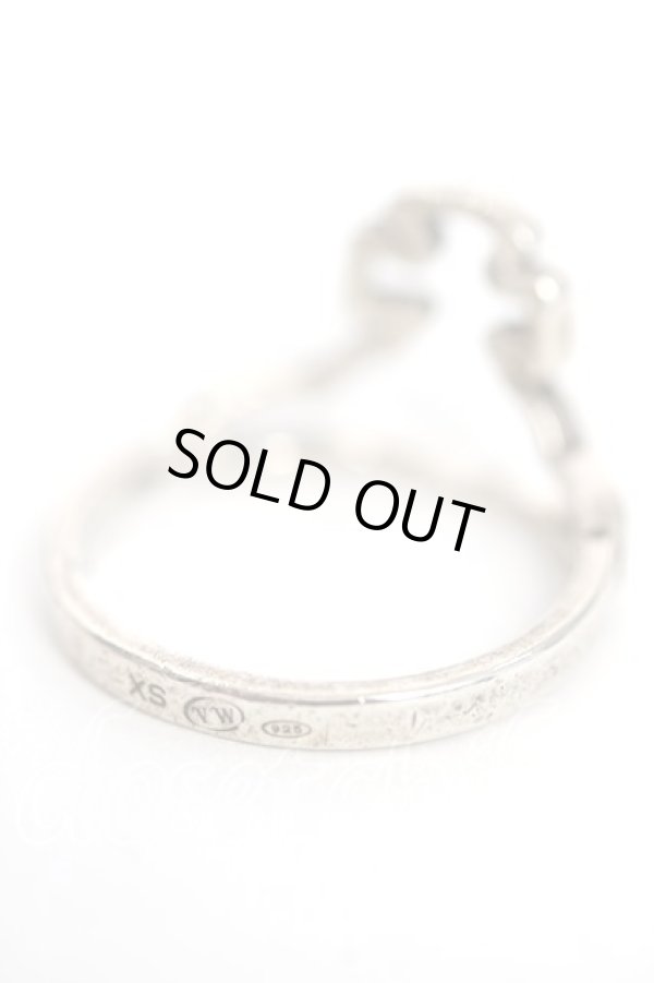 画像2: ヴィヴィアンウエストウッド 中古 / silhoutt ring XS シルバー  Y-26-05-03-013-rg-SZ-ZY (2)