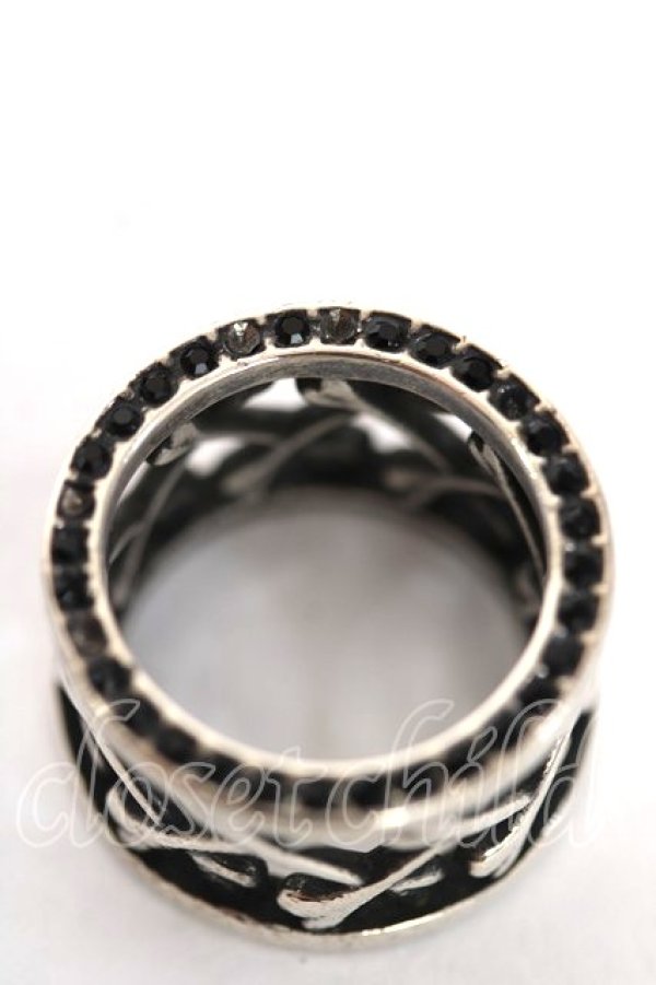 画像3: ヴィヴィアンウエストウッド 中古 / CEMETERY RING S シルバー  Y-26-05-03-014-rg-SZ-ZY (3)