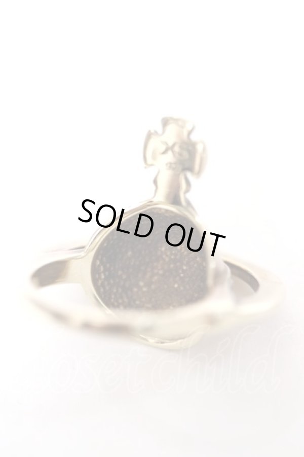 画像3: ヴィヴィアンウエストウッド 中古 / Solid Orb Ring  ゴールド  Y-26-05-03-017-rg-OD-ZY (3)