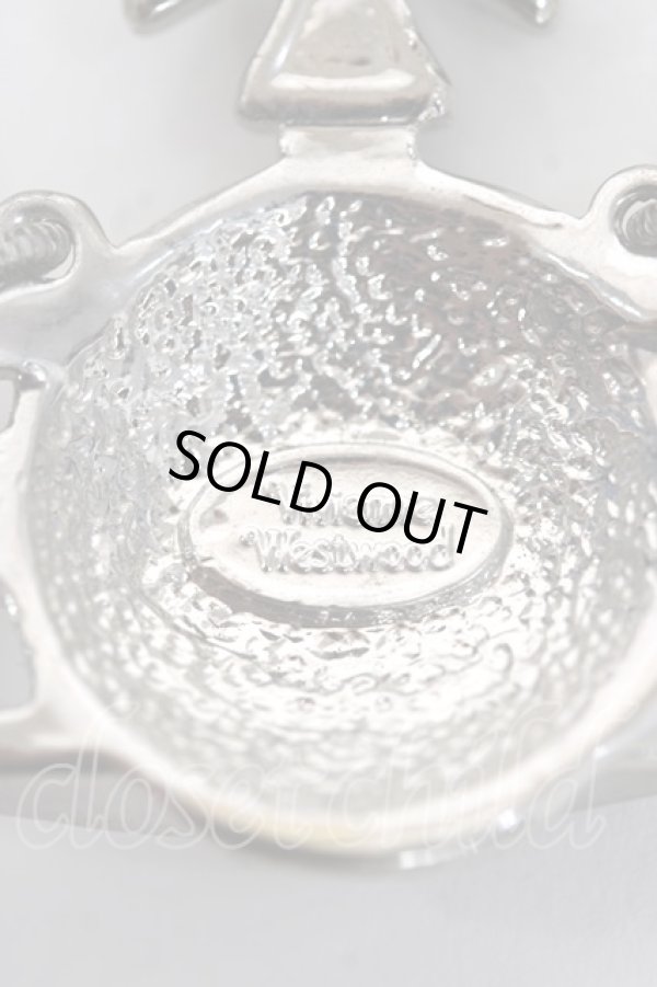 画像6: ヴィヴィアンウエストウッド 中古 / bass relief peal choker(3row)  シルバー  Y-26-05-03-018-nl-SZ-ZY (6)