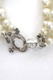 画像7: ヴィヴィアンウエストウッド 中古 / bass relief peal choker(3row)  シルバー  Y-26-05-03-018-nl-SZ-ZY (7)