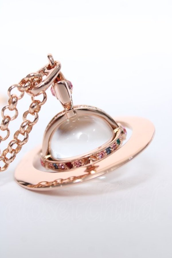 画像3: ヴィヴィアンウエストウッド 中古 / small orb pendant  ピンクゴールド  Y-26-06-07-002-nl-SZ-ZY (3)
