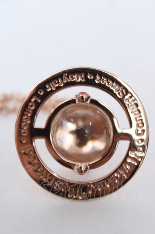 画像4: ヴィヴィアンウエストウッド 中古 / small orb pendant  ピンクゴールド  Y-26-06-07-002-nl-SZ-ZY (4)