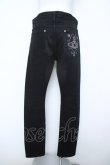 画像2: ヴィヴィアンウエストウッド MAN 中古 / ORB プリントデニムパンツ 44 ブラック  Y-26-06-07-025-pa-SZ-ZY (2)