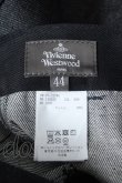 画像4: ヴィヴィアンウエストウッド MAN 中古 / BARBED WIRE CIRCLE ORB MIX COLOR ASYMMETRY DENIM 44 ブラック  Y-26-06-07-026-pa-SZ-ZY (4)