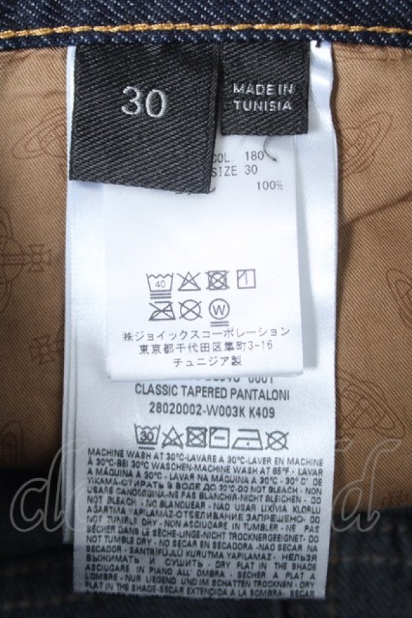 画像5: ヴィヴィアンウエストウッド MAN 中古 / CLASSIC TAPERED　JEAN 30 インディゴ  Y-26-06-07-027-pa-SZ-ZY (5)