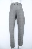 画像2: ヴィヴィアンウエストウッド MAN 中古 / チェックトラウザーズ 44 グレー  Y-26-06-07-030-pa-AS-ZY (2)