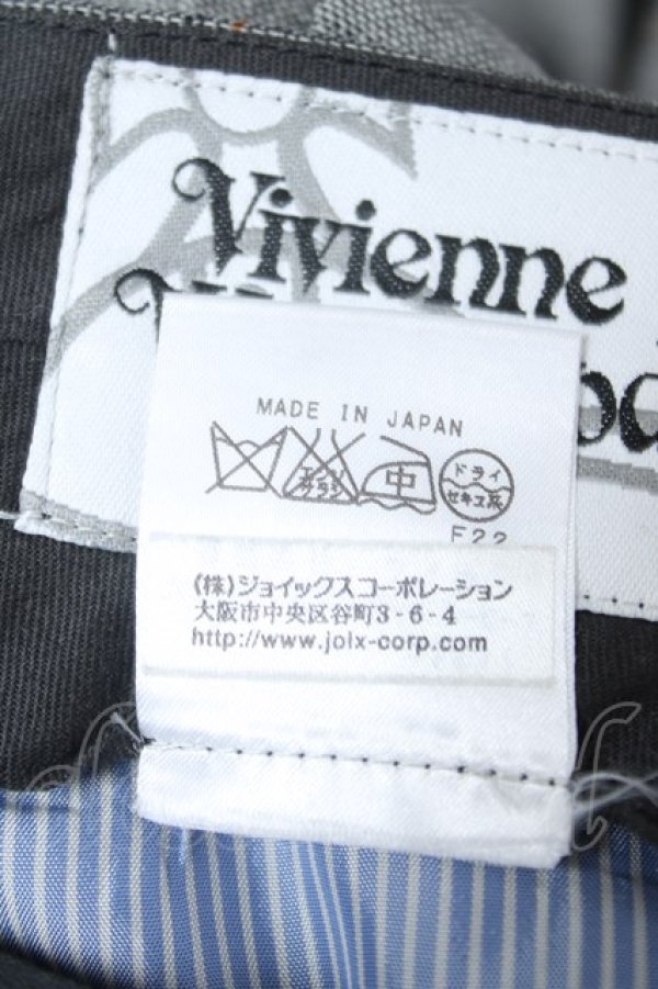 画像5: ヴィヴィアンウエストウッド MAN 中古 / チェックトラウザーズ 44 グレー  Y-26-06-07-030-pa-AS-ZY (5)