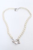 画像3: ヴィヴィアンウエストウッド 中古 / Mini Bas Relief Pearl Choker  シルバー  Y-26-06-07-001-nl-SZ-ZY (3)