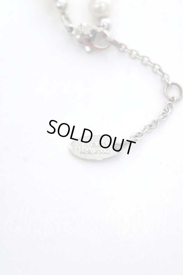 画像4: ヴィヴィアンウエストウッド 中古 / Mini Bas Relief Pearl Choker  シルバー  Y-26-06-07-001-nl-SZ-ZY (4)