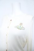 画像3: ヴィヴィアンウエストウッド 中古 / ラメオーブ刺繍カーディガン 2 オフ白  Y-26-06-07-016-to-SZ-ZY (3)