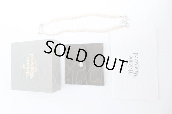 画像7: ヴィヴィアンウエストウッド 中古 / Mini Bas Relief Pearl Choker  シルバー  Y-26-06-07-001-nl-SZ-ZY (7)