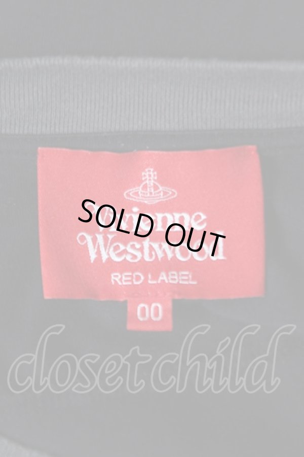 画像4: ヴィヴィアンウエストウッド 中古 / RED LABEL プリントBIG Tシャツ 00 黒×グレー  Y-26-06-07-019-to-SZ-ZY (4)
