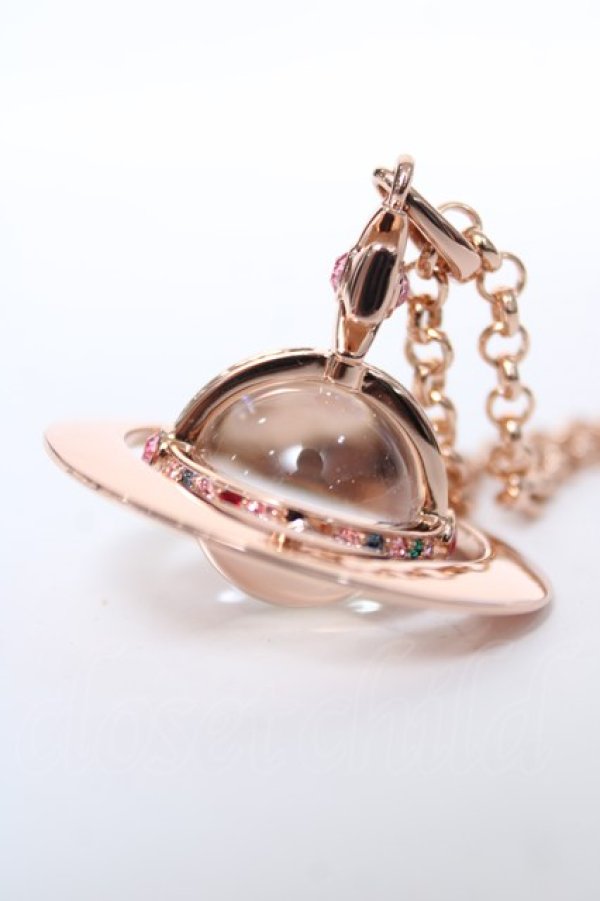 画像2: ヴィヴィアンウエストウッド 中古 / small orb pendant  ピンクゴールド  Y-26-06-07-002-nl-SZ-ZY (2)