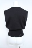 画像2: ヴィヴィアンウエストウッド 中古 / カラーオーブ刺繍ニットベスト  ブラック  Y-26-06-07-023-to-SZ-ZY (2)