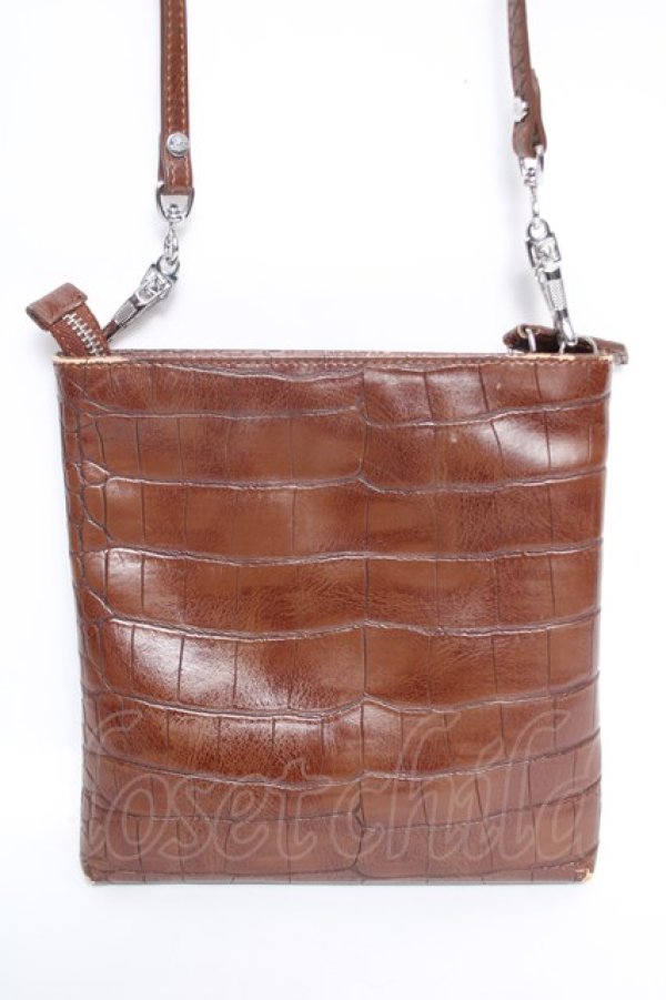 画像2: ヴィヴィアンウエストウッド 中古 / JOHANNA SQUARE CROSSBODY  ブラウン  Y-26-06-10-007-ba-SZ-ZY (2)