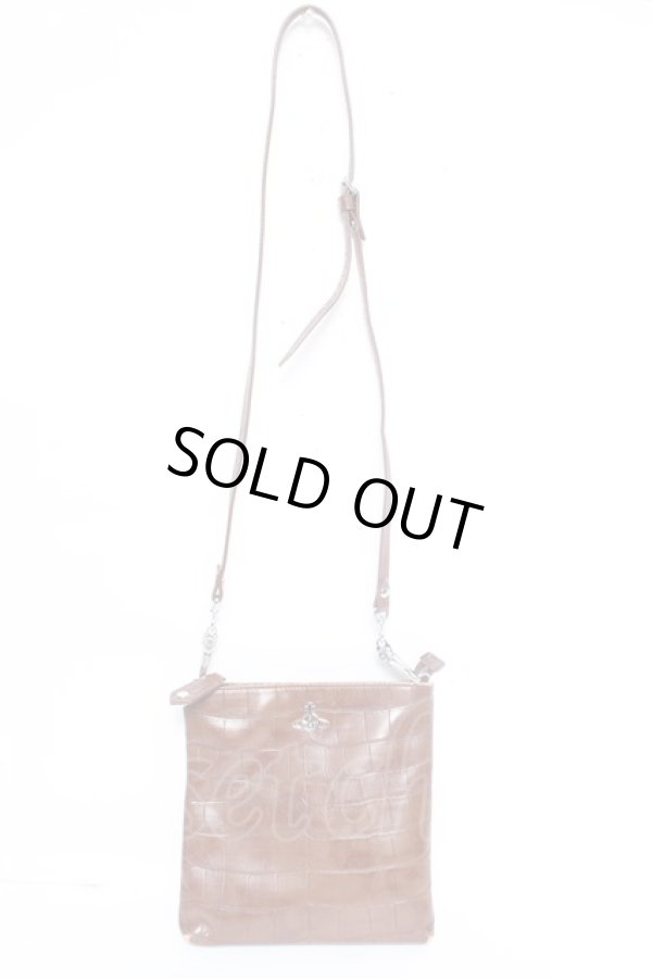 画像3: ヴィヴィアンウエストウッド 中古 / JOHANNA SQUARE CROSSBODY  ブラウン  Y-26-06-10-007-ba-SZ-ZY (3)