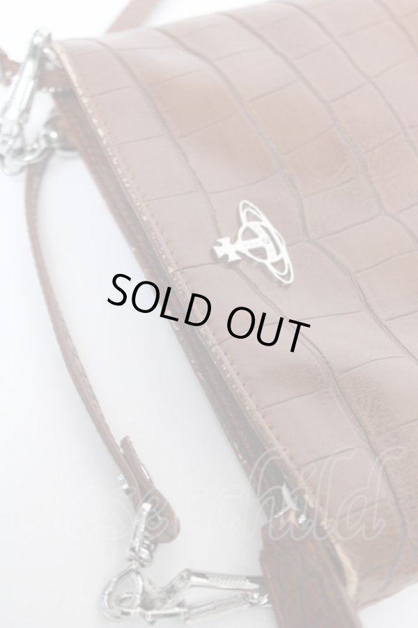 画像7: ヴィヴィアンウエストウッド 中古 / JOHANNA SQUARE CROSSBODY  ブラウン  Y-26-06-10-007-ba-SZ-ZY (7)