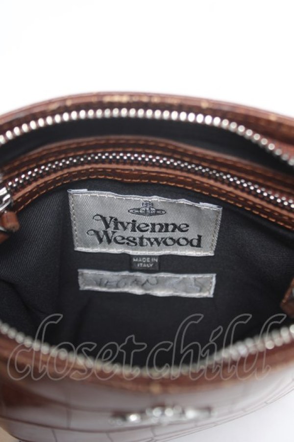 画像8: ヴィヴィアンウエストウッド 中古 / JOHANNA SQUARE CROSSBODY  ブラウン  Y-26-06-10-007-ba-SZ-ZY (8)
