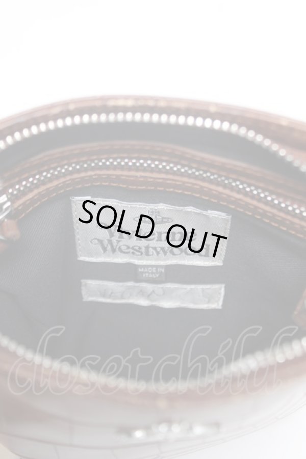 画像8: ヴィヴィアンウエストウッド 中古 / JOHANNA SQUARE CROSSBODY  ブラウン  Y-26-06-10-007-ba-SZ-ZY (8)