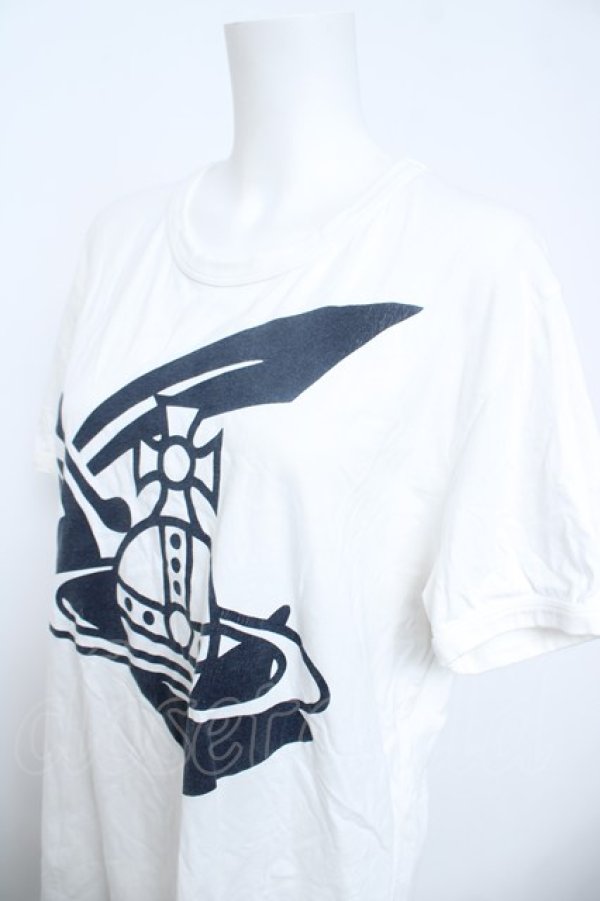 画像3: ANGLOMANIA 中古 / LOGO PT T-SHIRT XL ホワイト  Y-26-06-10-010-to-SZ-ZY (3)