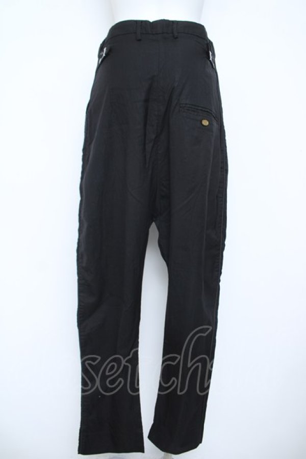 画像2: ヴィヴィアンウエストウッド MAN 中古 / ベルトサルエルパンツ 44 ブラック  Y-26-06-10-020-pa-SZ-ZY (2)