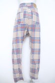 画像2: ヴィヴィアンウエストウッド MAN 中古 / TARTAN NEW ASYMMETRICパンツ M アイボリー  Y-26-06-14-021-pa-YM-ZY (2)