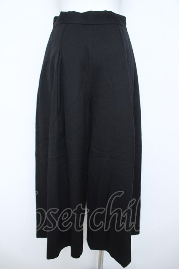 画像2: ヴィヴィアンウエストウッド 中古 / タック入リワイドパンツ 1 ブラック  Y-26-06-14-024-pa-SZ-ZY (2)