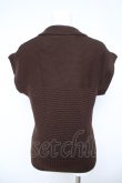 画像2: ヴィヴィアンウエストウッド 中古 / ORB刺繍襟付キニット 2 ブラウン  Y-26-06-14-001-ts-SZ-ZY (2)