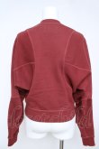 画像2: ヴィヴィアンウエストウッド 中古 / CROPPED POURPOINT SWEATSHIRT L 赤  Y-26-06-14-015-to-OD-ZY (2)