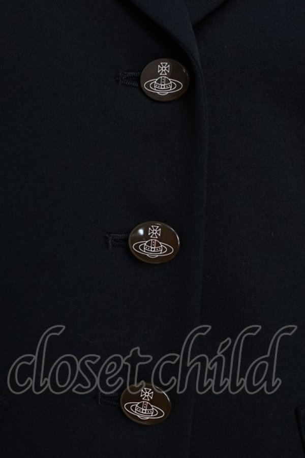画像4: ヴィヴィアンウエストウッド 中古 / ベッティーナジャケット 2 黒  Y-26-07-08-024-jc-SZ-ZY (4)