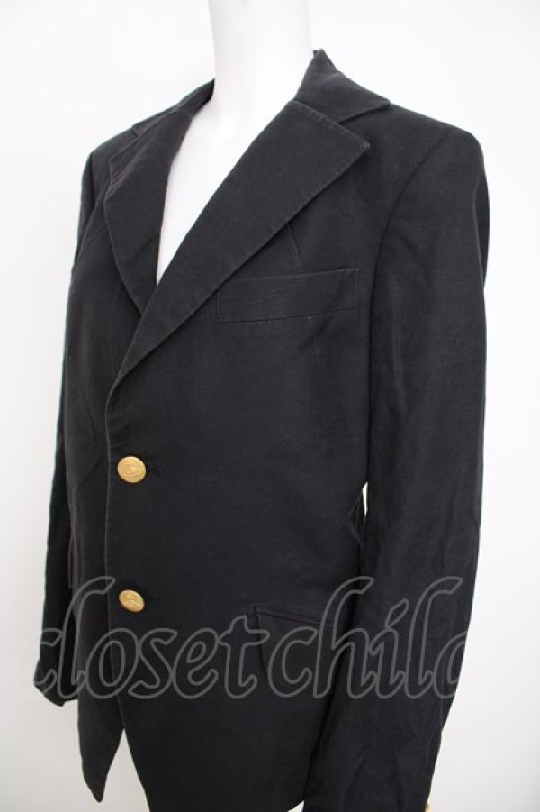 画像3: ヴィヴィアンウエストウッド MAN 中古 / フロント燕尾ジャケット 44 黒  Y-26-07-08-029-jc-SZ-ZY (3)