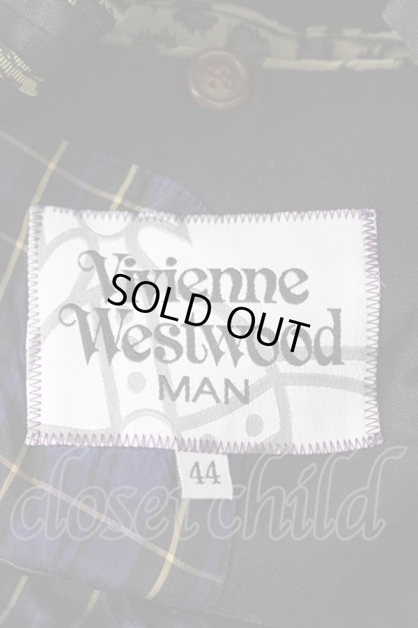 画像6: ヴィヴィアンウエストウッド MAN 中古 / フロント燕尾ジャケット 44 黒  Y-26-07-08-029-jc-SZ-ZY (6)