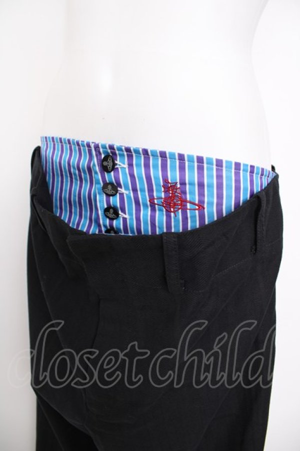 画像3: ヴィヴィアンウエストウッド 中古 / ALIEN TROUSERS S 黒  Y-26-07-08-033-pa-SZ-ZY (3)