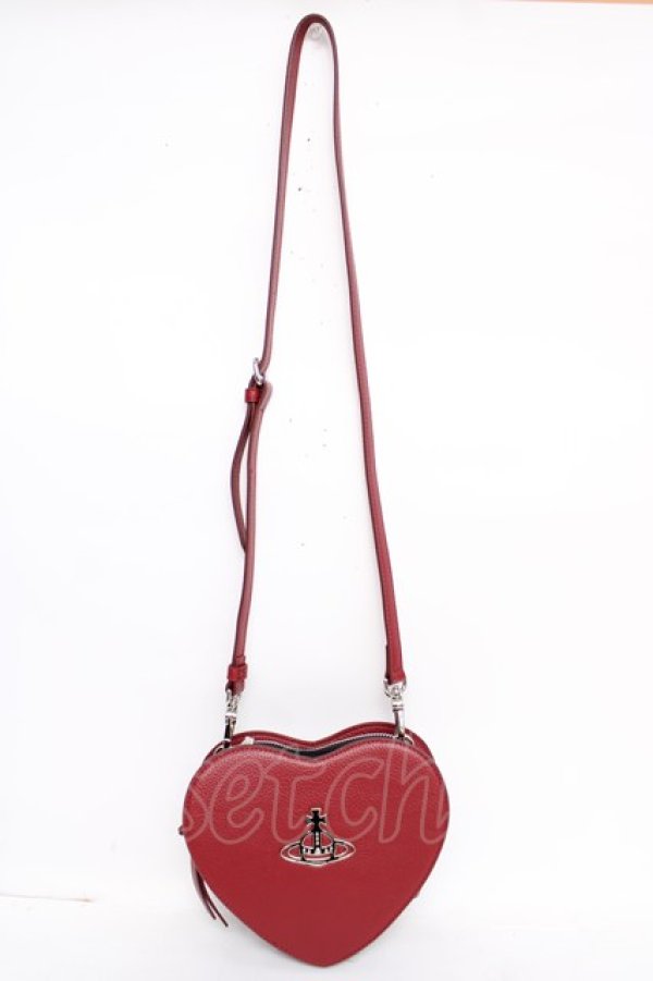 画像3: ヴィヴィアンウエストウッド 中古 / LOUISE HEART CROSSBODY BAG  レッド  Y-26-07-08-001-ba-SZ-ZY (3)