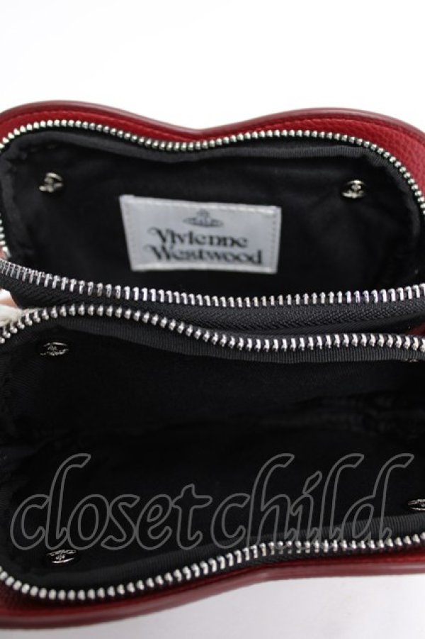 画像5: ヴィヴィアンウエストウッド 中古 / LOUISE HEART CROSSBODY BAG  レッド  Y-26-07-08-001-ba-SZ-ZY (5)