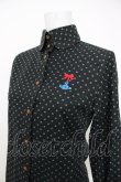 画像3: ヴィヴィアンウエストウッド 中古 / エッセンシャルオーブ刺繍ドット長袖シャツ 2 黒  Y-26-07-08-010-sk-SZ-ZY (3)