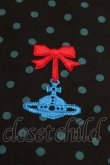 画像4: ヴィヴィアンウエストウッド 中古 / エッセンシャルオーブ刺繍ドット長袖シャツ 2 黒  Y-26-07-08-010-sk-SZ-ZY (4)